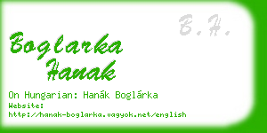 boglarka hanak business card